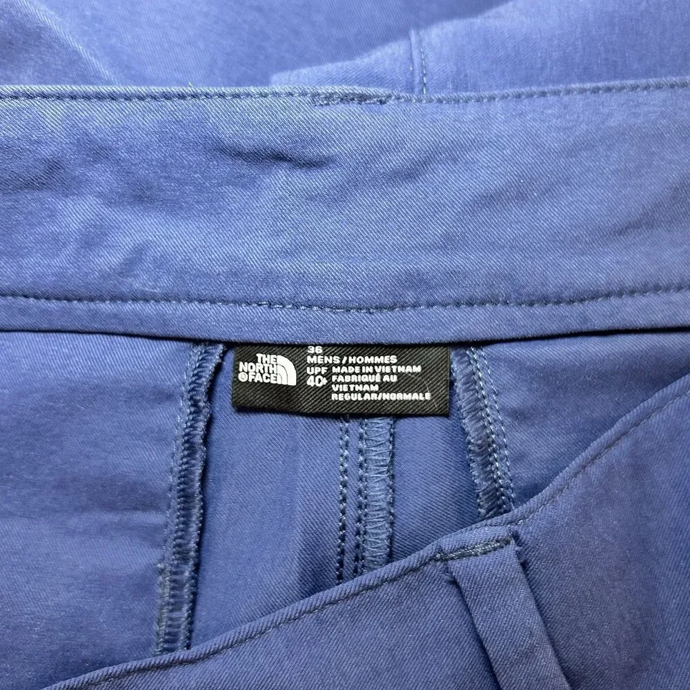 The North Face Paramount Pants Men's 36 Blue Hiking UPF40 Stretch Outdoor